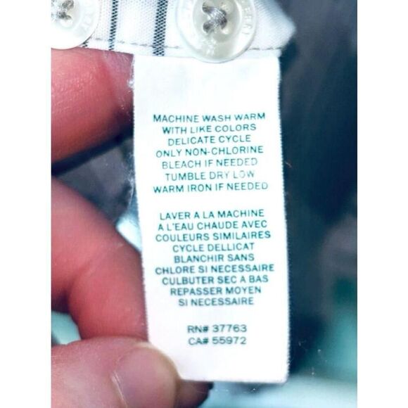 Perry Ellis Men’s XL Slim Fit Classic Button Down Long Sleeve Plaid Casual Shirt - Picture 8 of 9